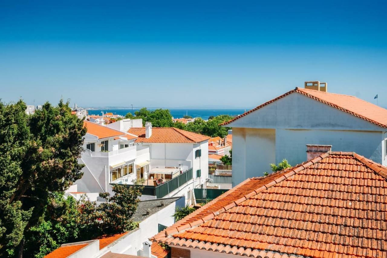 شقة Amazing Seaview With Terrace - 5Min From The Beach كاسكايس المظهر الخارجي الصورة