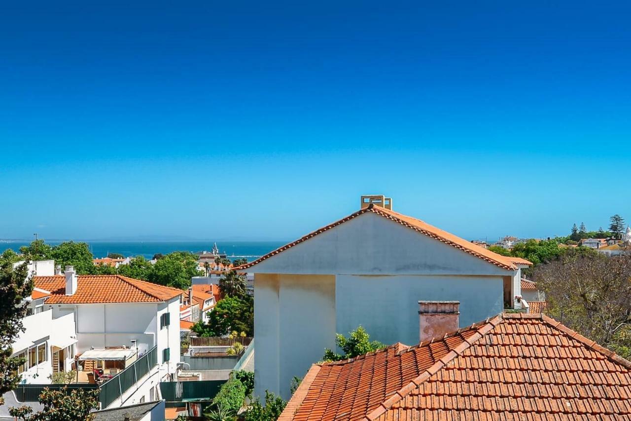 شقة Amazing Seaview With Terrace - 5Min From The Beach كاسكايس المظهر الخارجي الصورة